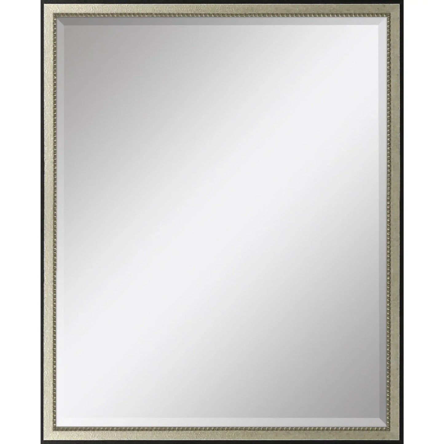 30" Silver Solid Wood Framed Accent Mirror - Homeroots - Flyclothing LLC