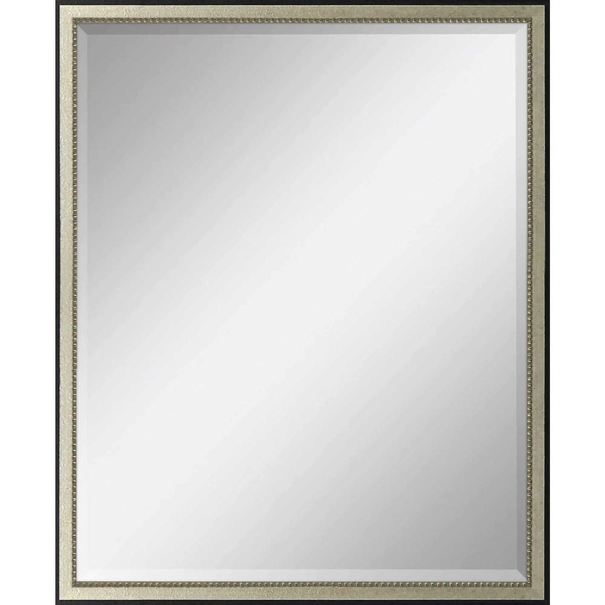 30" Silver Solid Wood Framed Accent Mirror - Homeroots - Flyclothing LLC