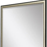 38" Silver Solid Wood Framed Accent Mirror - Homeroots - Flyclothing LLC