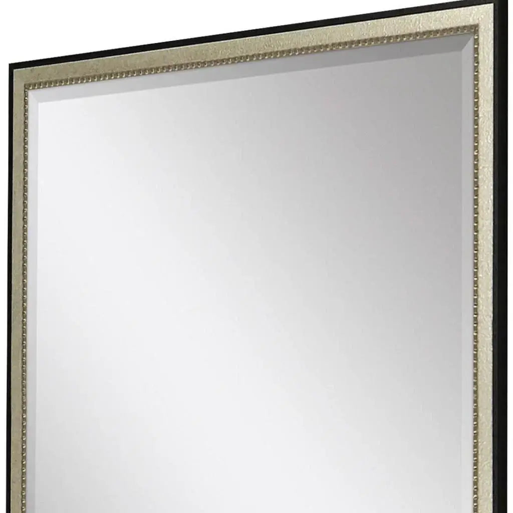 38" Silver Solid Wood Framed Accent Mirror - Homeroots - Flyclothing LLC