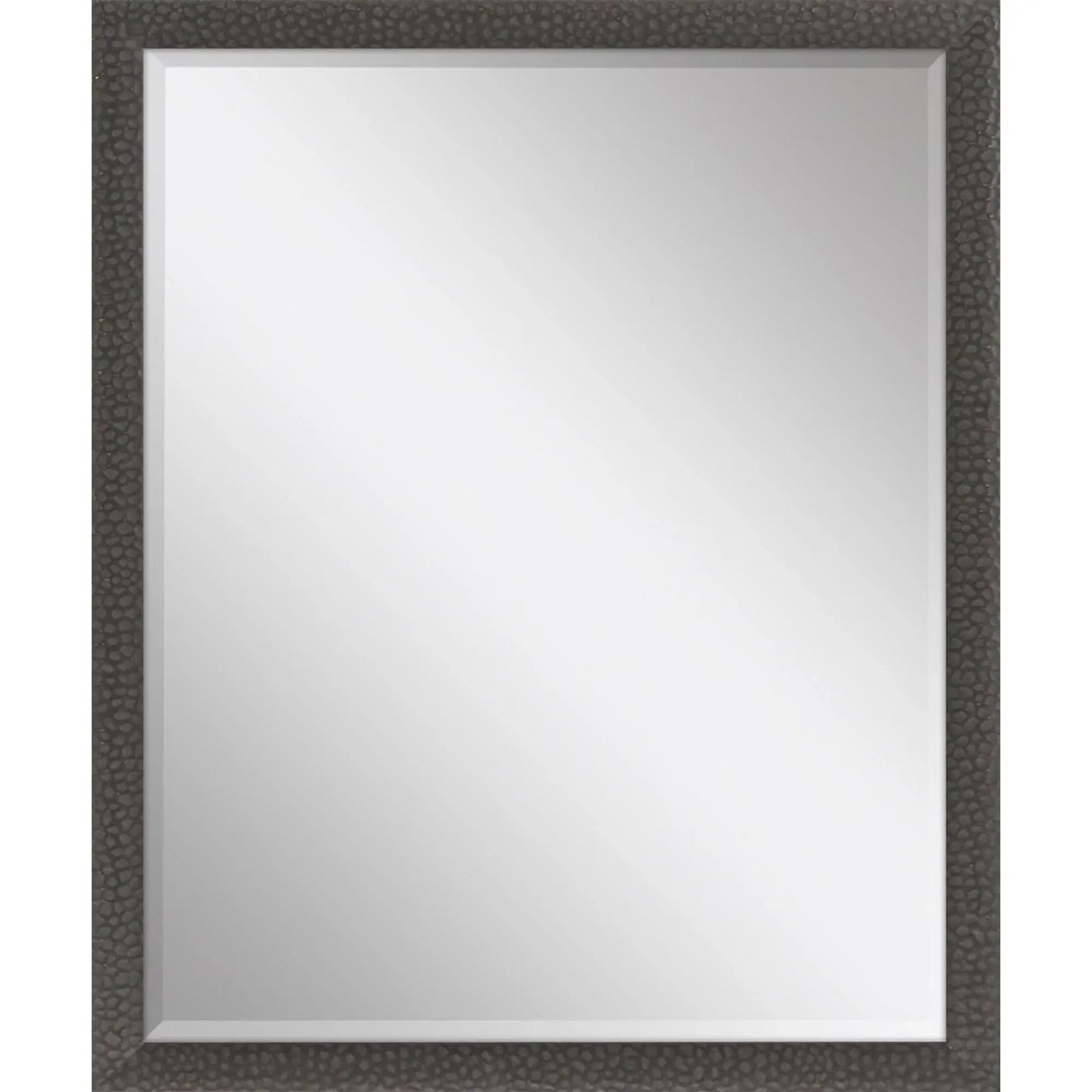 31" Dark Brown Solid Wood Framed Accent Mirror - Homeroots - Flyclothing LLC