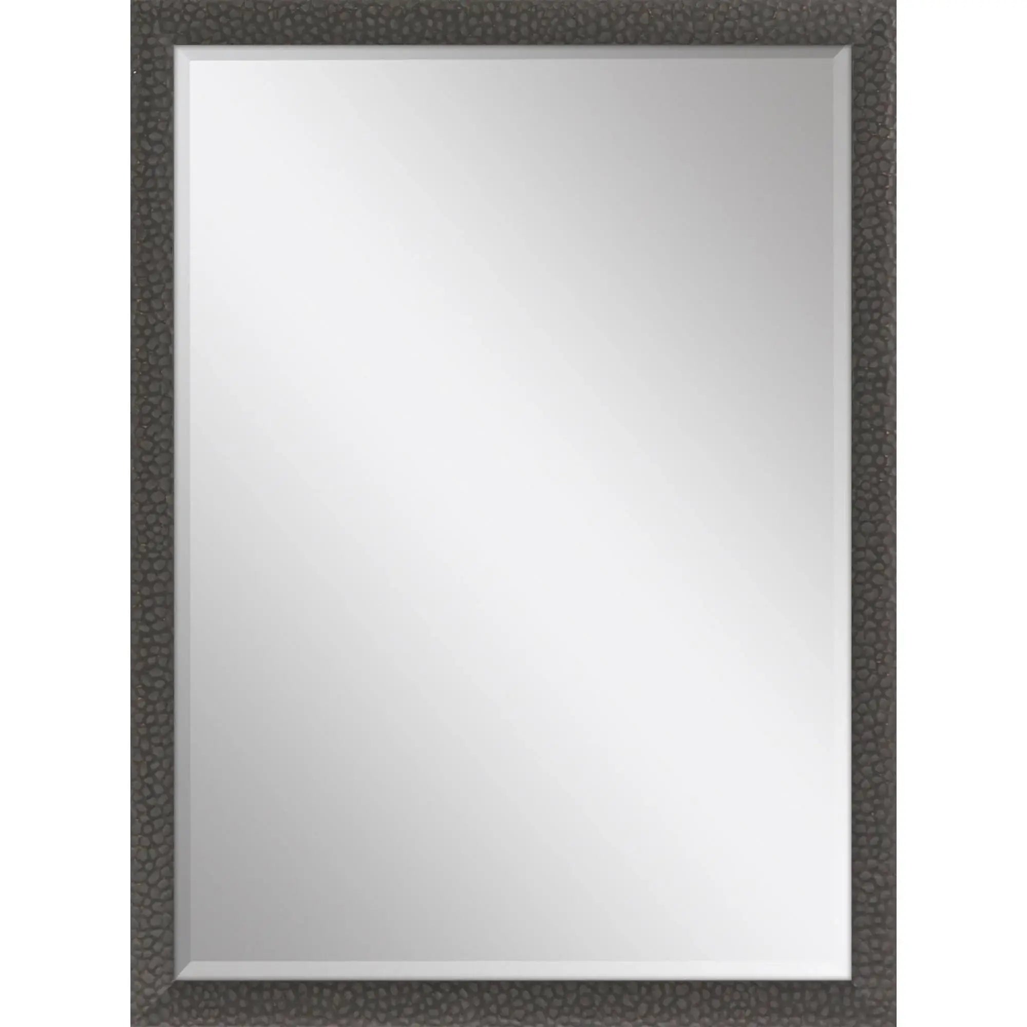 39" Dark Brown Solid Wood Framed Accent Mirror - Homeroots - Flyclothing LLC