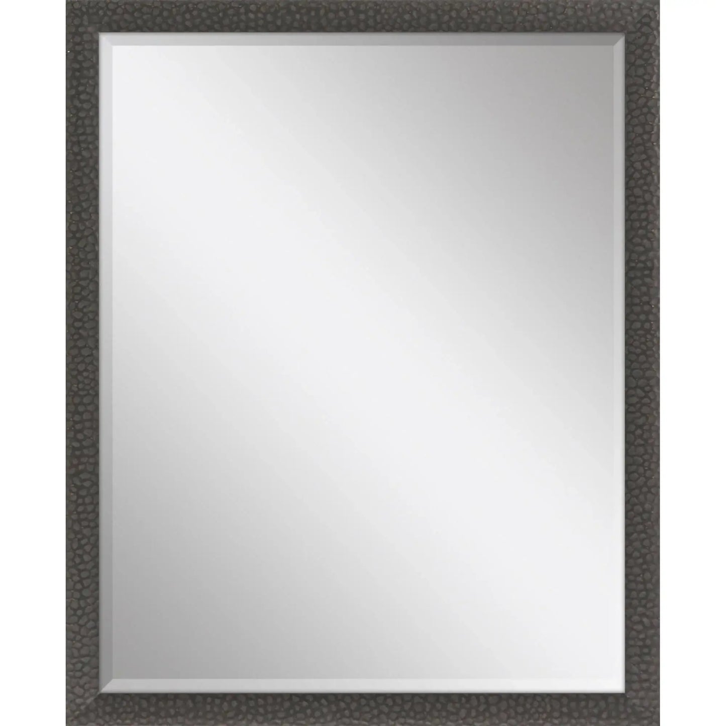 43" Dark Brown Solid Wood Framed Accent Mirror - Homeroots - Flyclothing LLC