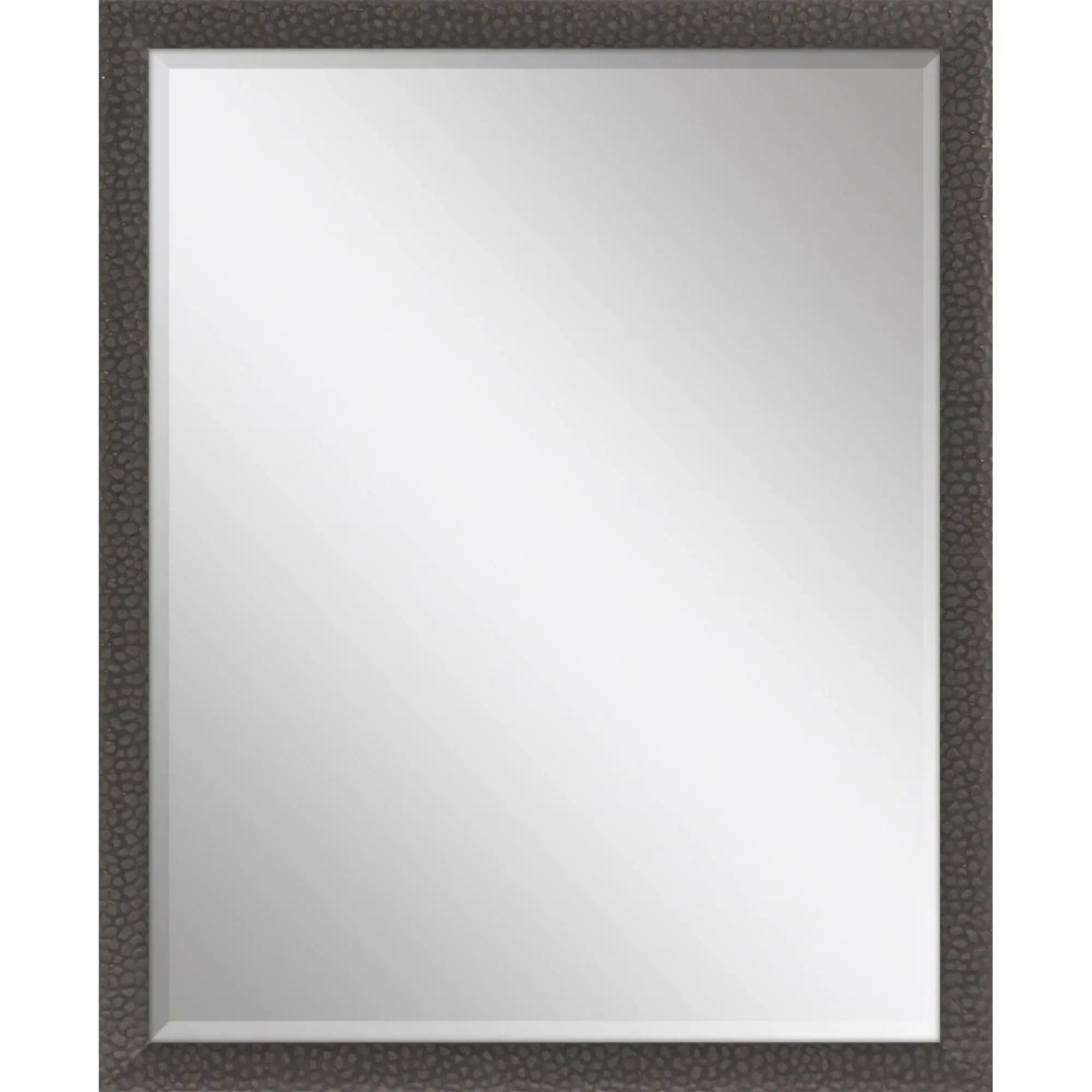 43" Dark Brown Solid Wood Framed Accent Mirror - Homeroots - Flyclothing LLC