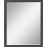 43" Dark Brown Solid Wood Framed Accent Mirror - Homeroots - Flyclothing LLC