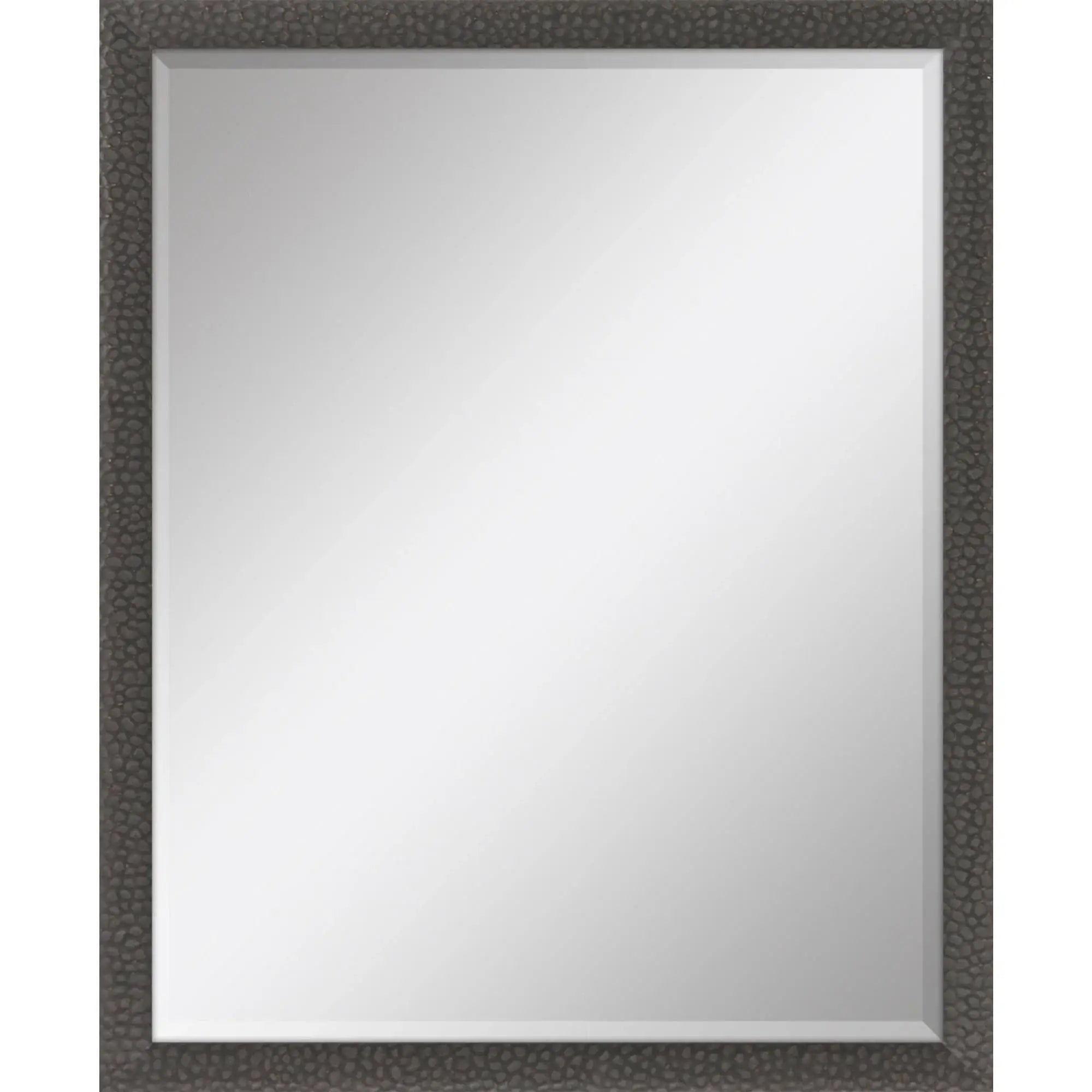 43" Dark Brown Solid Wood Framed Accent Mirror - Homeroots - Flyclothing LLC