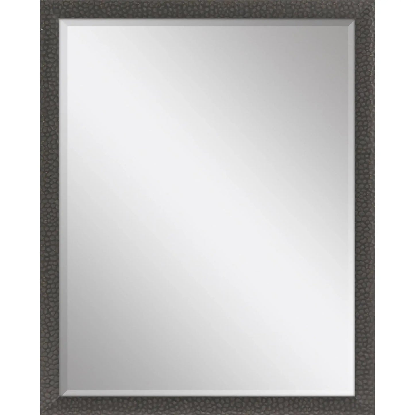 51" Dark Brown Solid Wood Framed Accent Mirror - Homeroots - Flyclothing LLC
