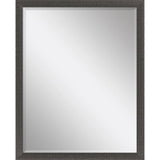 51" Dark Brown Solid Wood Framed Accent Mirror - Homeroots - Flyclothing LLC