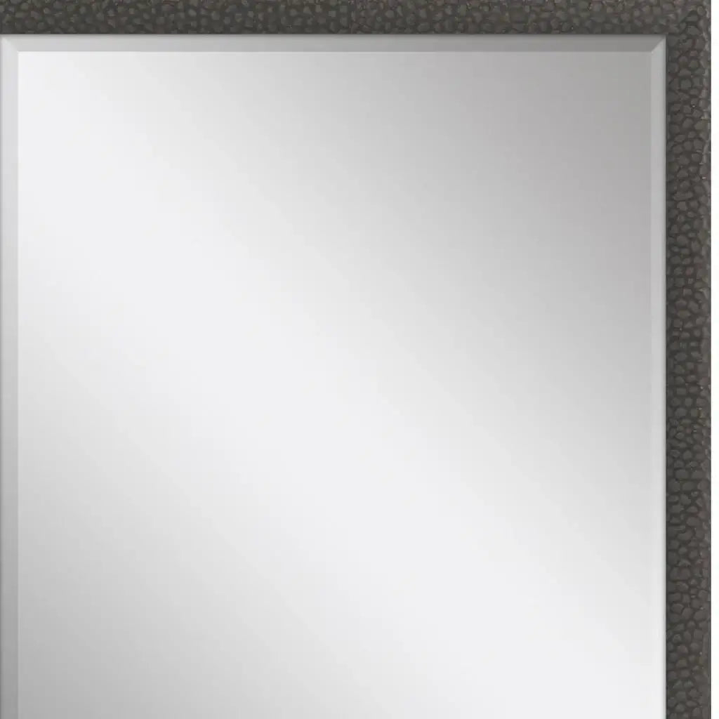 51" Dark Brown Solid Wood Framed Accent Mirror - Homeroots - Flyclothing LLC