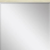 32" White Solid Wood Framed Accent Mirror - Homeroots - Flyclothing LLC