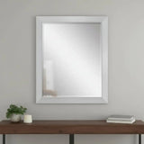 34" Silver Framed Accent Mirror - Homeroots - Flyclothing LLC