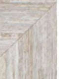 34" White Distressed Wood Framed Accent Mirror - Homeroots - Flyclothing LLC