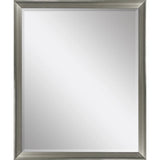 44" White Framed Accent Mirror - Homeroots - Flyclothing LLC