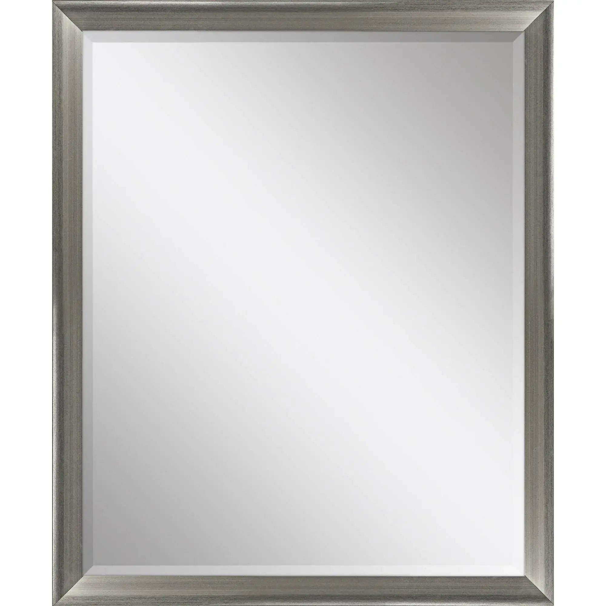 44" White Framed Accent Mirror - Homeroots - Flyclothing LLC