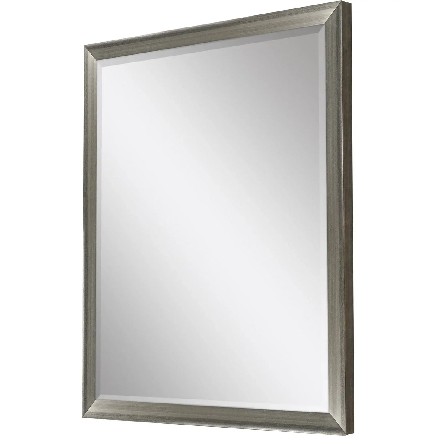 44" White Framed Accent Mirror - Homeroots - Flyclothing LLC