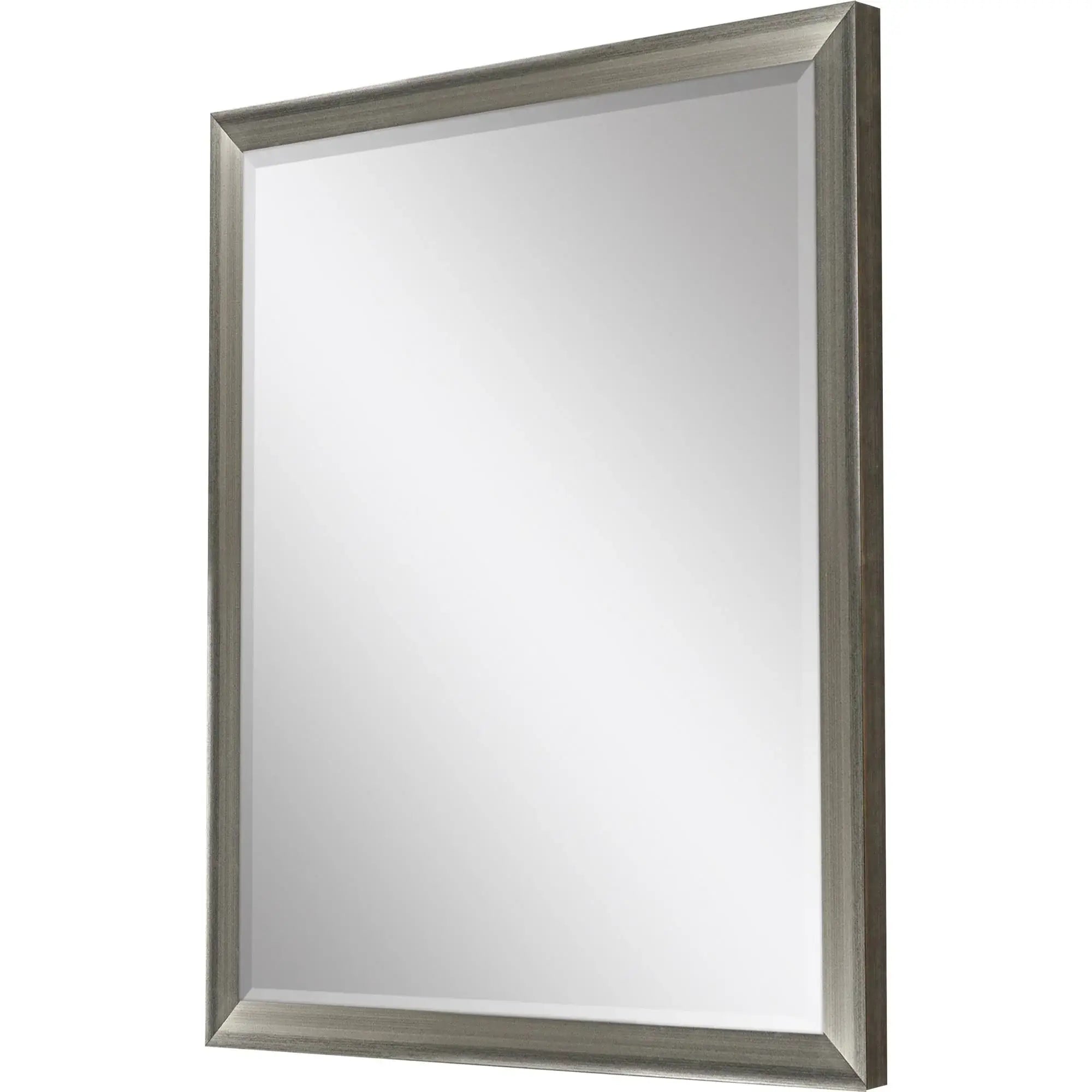 44" White Framed Accent Mirror - Homeroots - Flyclothing LLC