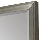 44" White Framed Accent Mirror - Homeroots - Flyclothing LLC