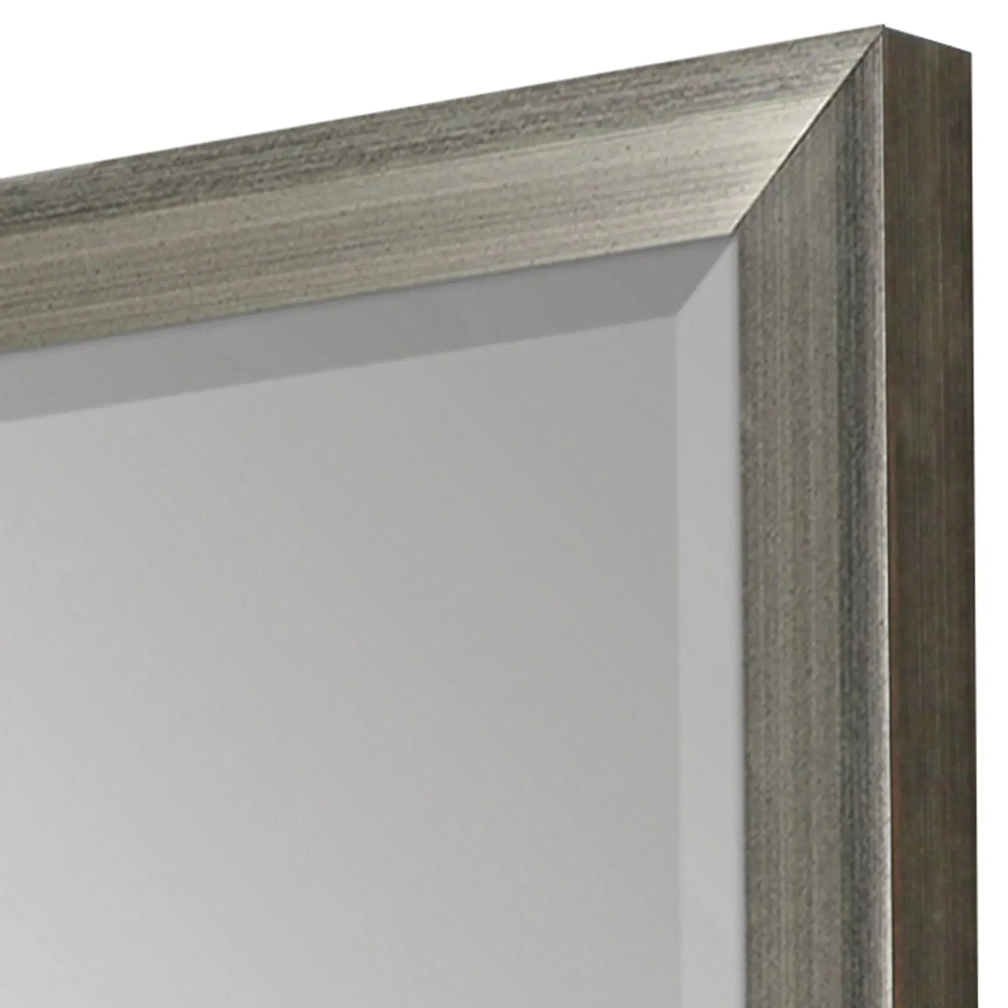 44" White Framed Accent Mirror - Homeroots - Flyclothing LLC