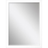 39" White Accent Mirror - Homeroots - Flyclothing LLC