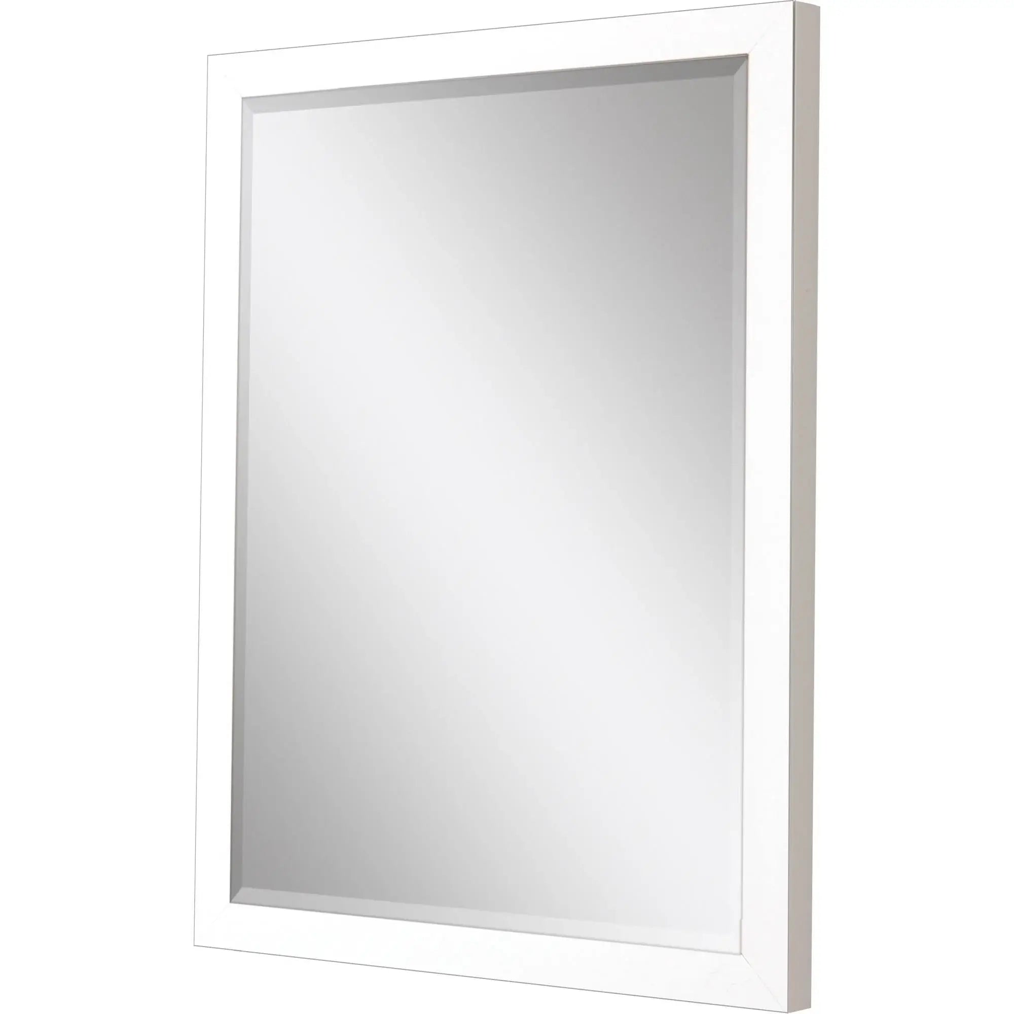 39" White Accent Mirror - Homeroots - Flyclothing LLC
