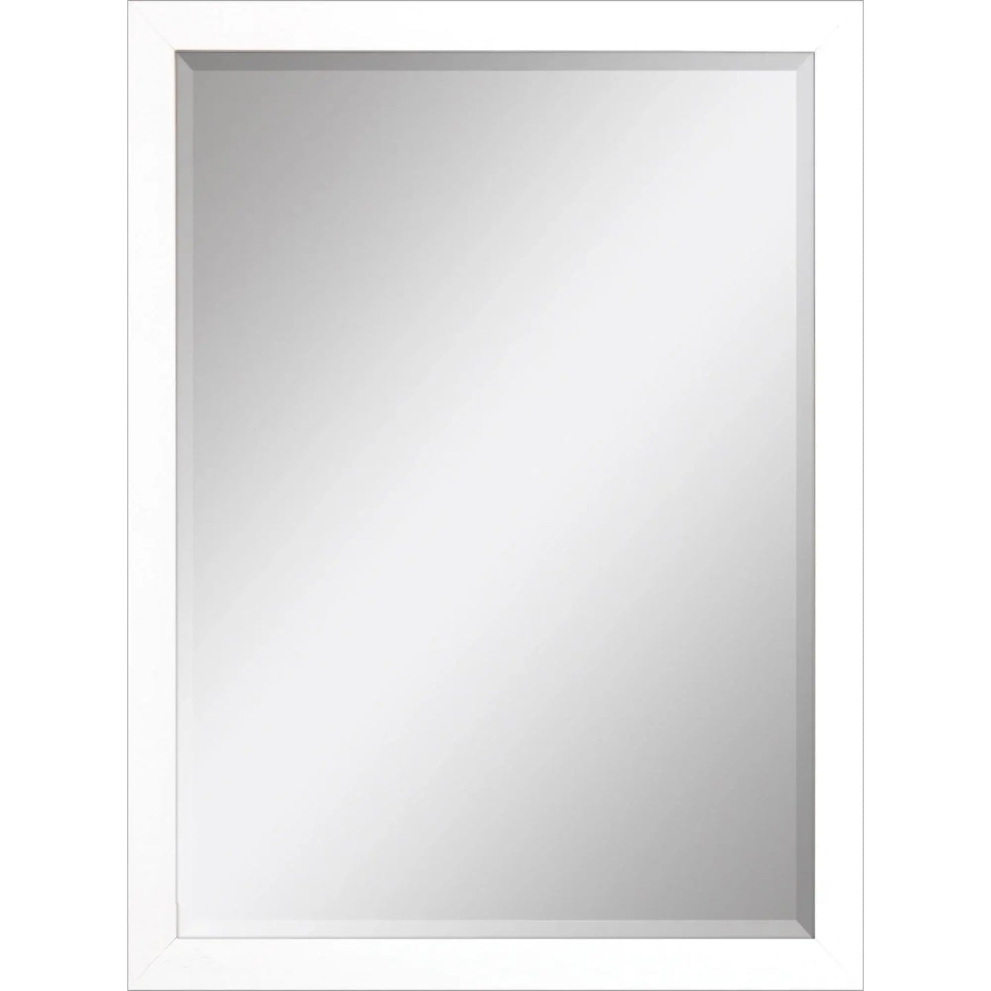 39" White Accent Mirror - Homeroots - Flyclothing LLC