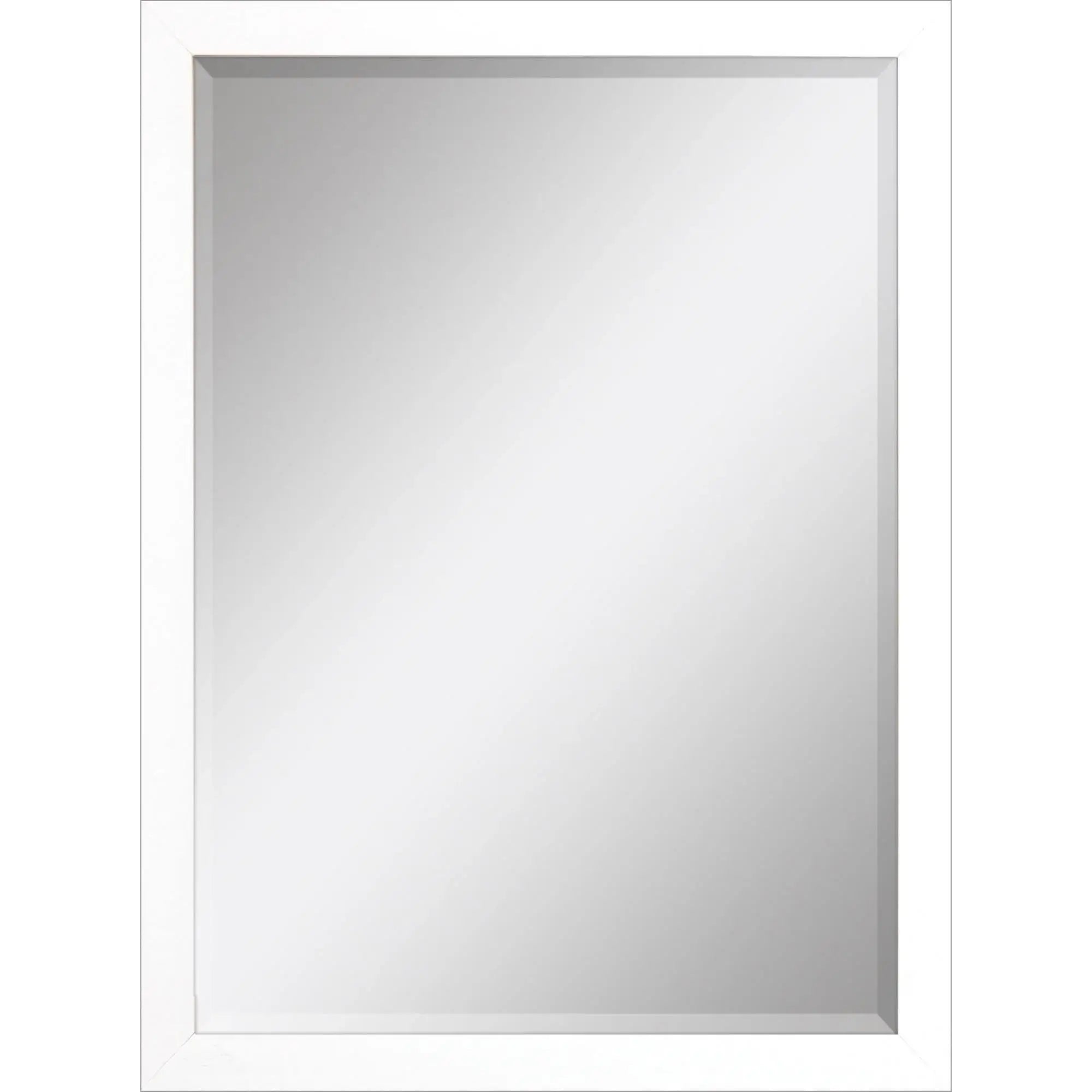 39" White Accent Mirror - Homeroots - Flyclothing LLC