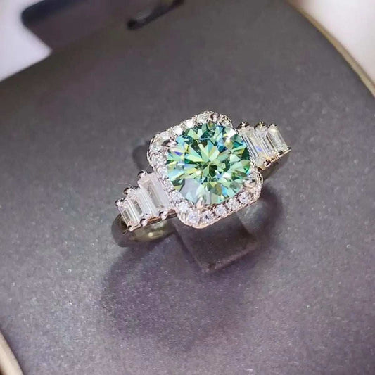 3 Carat Moissanite 925 Sterling Silver Ring - Trendsi - Flyclothing LLC