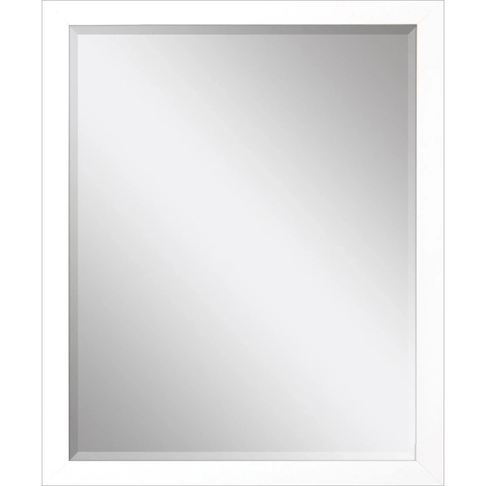 43" White Framed Accent Mirror - Homeroots - Flyclothing LLC