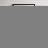50" Black Solid Wood Framed Accent Mirror - Homeroots - Flyclothing LLC