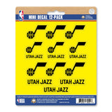 Utah Jazz 12 Count Mini Decal Sticker Pack - Utah Jazz