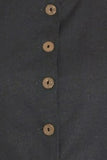 Zenana Linen Button Down Vest - Trendsi