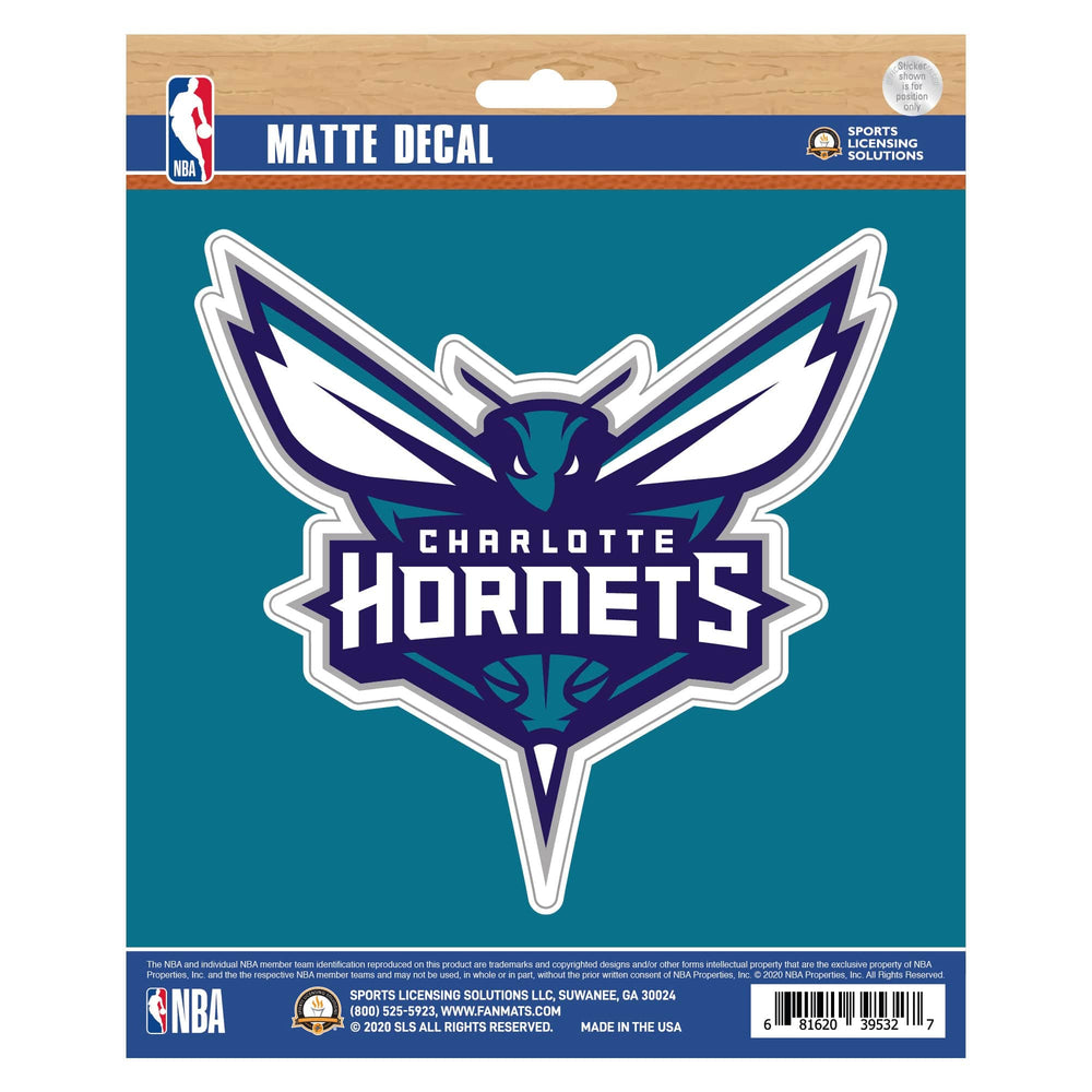 Charlotte Hornets Matte Decal Sticker - Charlotte Hornets