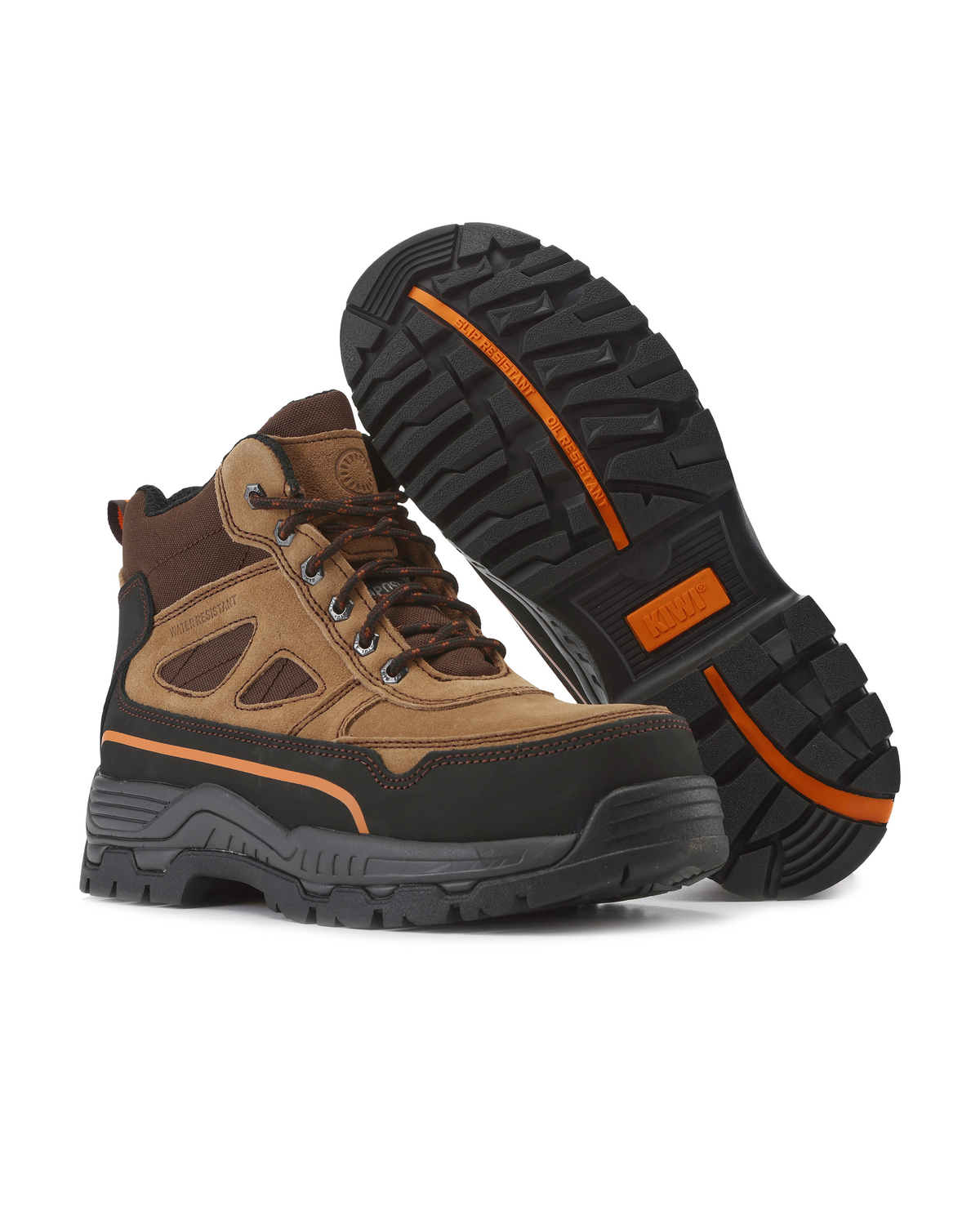 Kiwi Trail Wheat Suede/Nylon 5" Composite Toe Water Resistant Work Boots [68300] - Kiwi - Flyclothing LLC