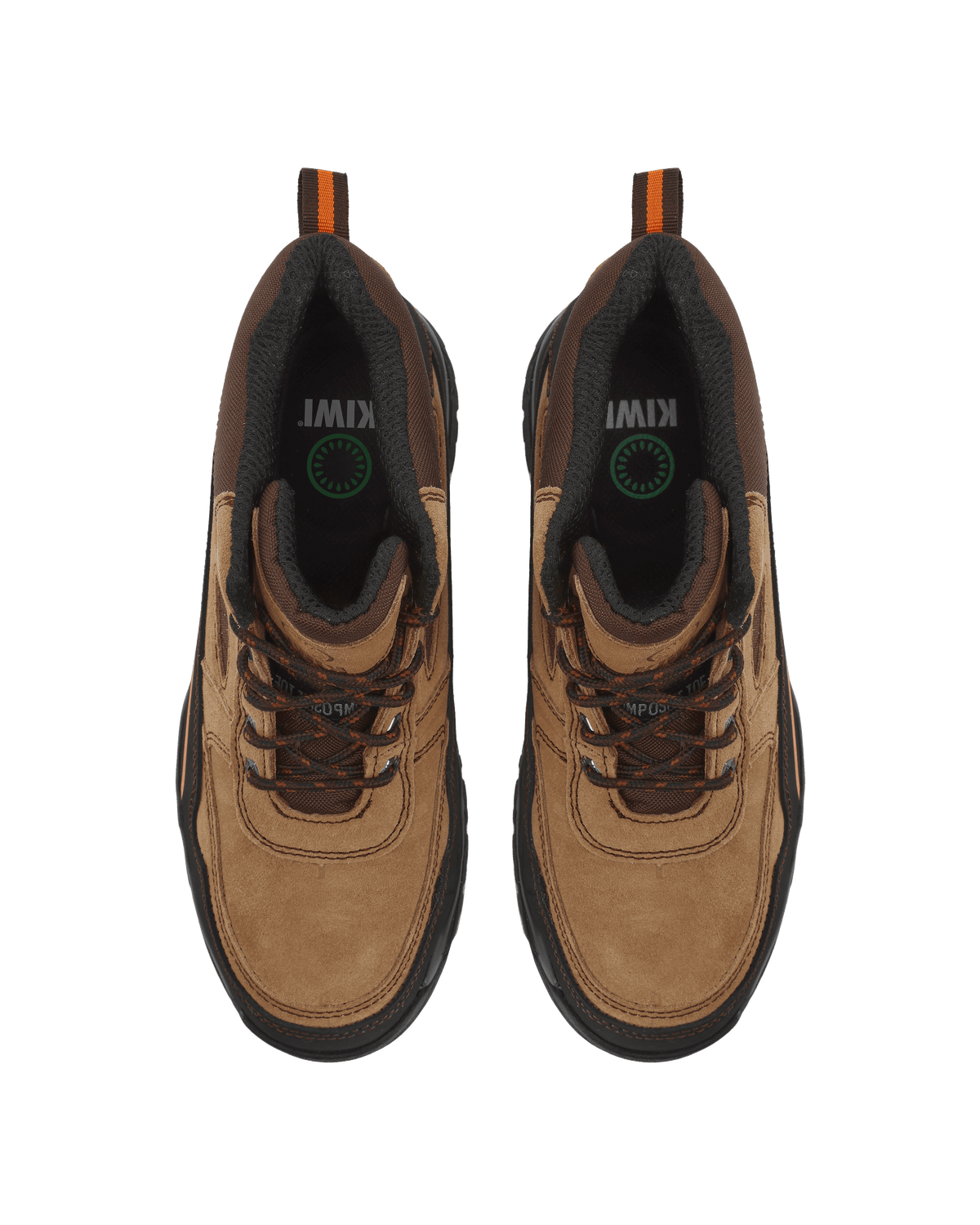 Kiwi Trail Wheat Suede/Nylon 5" Steel Toe Water Resistant Work Boots [63200] - Kiwi - Flyclothing LLC