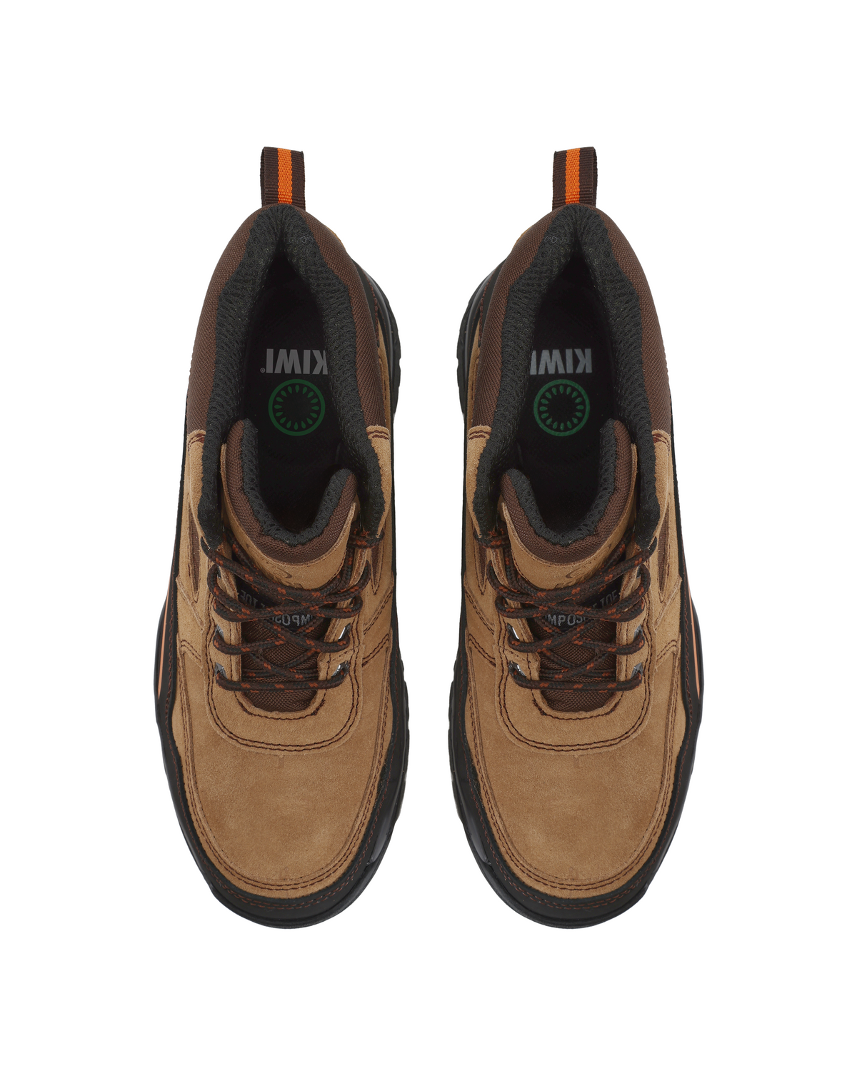 Kiwi Trail Wheat Suede/Nylon 5" Composite Toe Water Resistant Work Boots [68300] - Kiwi - Flyclothing LLC