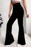 High Waist Bootcut Pants - Trendsi - Flyclothing LLC