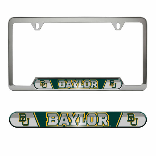 Baylor Bears Embossed License Plate Frame, 6.25in x 12.25in - Baylor