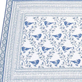 68" Blue And White Geometric And Floral Table Runner - HomeRoots - Flyclothing LLC