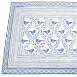 68" Blue And White Geometric And Floral Table Runner - HomeRoots - Flyclothing LLC