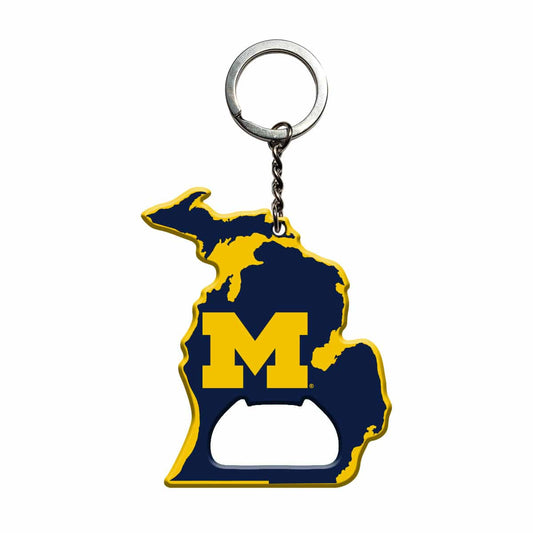 Michigan Wolverines Keychain Bottle Opener - Michigan