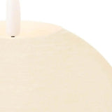 Set of Two Ivory Unscented Candle Flameless Designer Candles - Homeroots - Flyclothing LLC