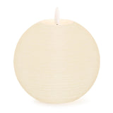 Set of Two Ivory Unscented Candle Flameless Designer Candles - Homeroots - Flyclothing LLC