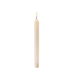 Set of Two Beige Flameless Taper Candles - Homeroots - Flyclothing LLC