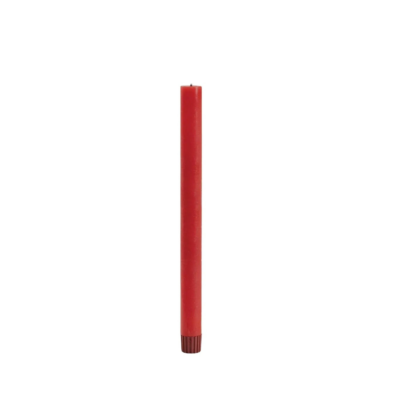 Set of Two Red Unscented Candle Flameless Taper Candles - Homeroots - Flyclothing LLC