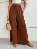 Perfee Wide Leg Pants with Pockets - Trendsi