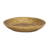 10" Gold Cast Iron Hammered Handmade Round Trinket Tray - HomeRoots - Flyclothing LLC