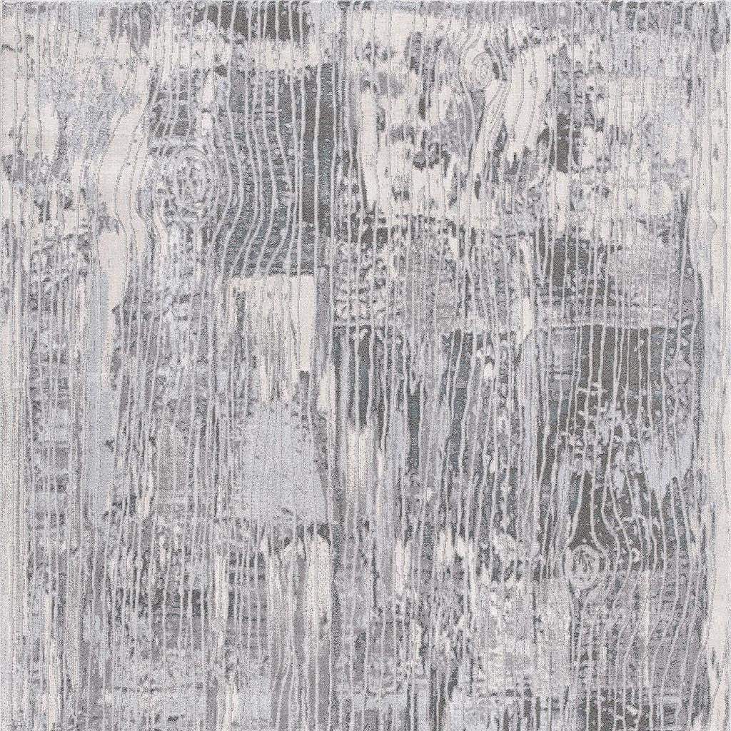 9' X 12' Gray And Blue Abstract Area Rug - Homeroots - Flyclothing LLC