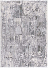 9' X 12' Gray And Blue Abstract Area Rug - Homeroots - Flyclothing LLC