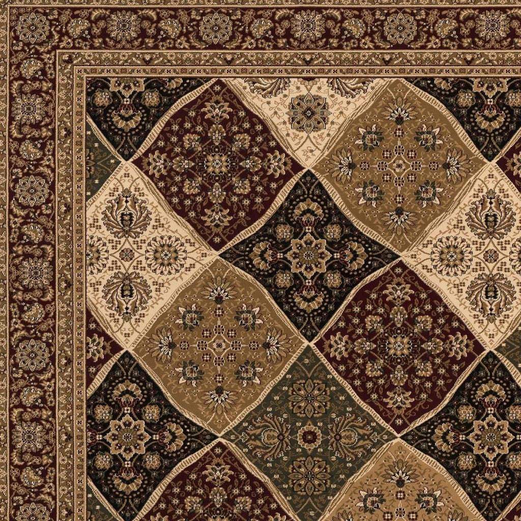 2' X 5' Red And Black Moroccan Area Rug - Homeroots - Flyclothing LLC