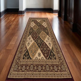 12' Red And Black Moroccan Runner Rug - Homeroots - Flyclothing LLC